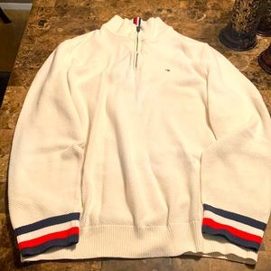 Tommy Hilfiger zip up sweater gently used.
